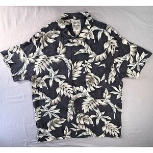Steve and Barry's Classic Hawaiian Shirt Men's XXL Tropical Foliage Beach Vacay